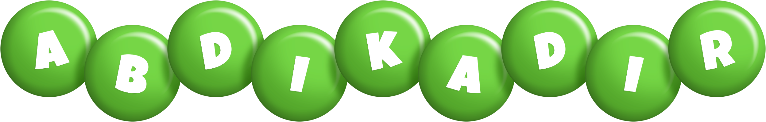 Abdikadir candy-green logo