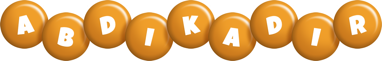 Abdikadir candy-orange logo