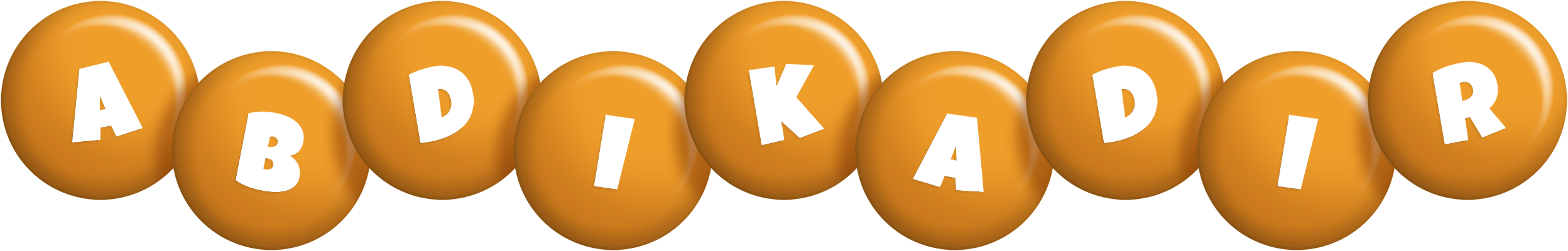 Abdikadir candy-orange logo