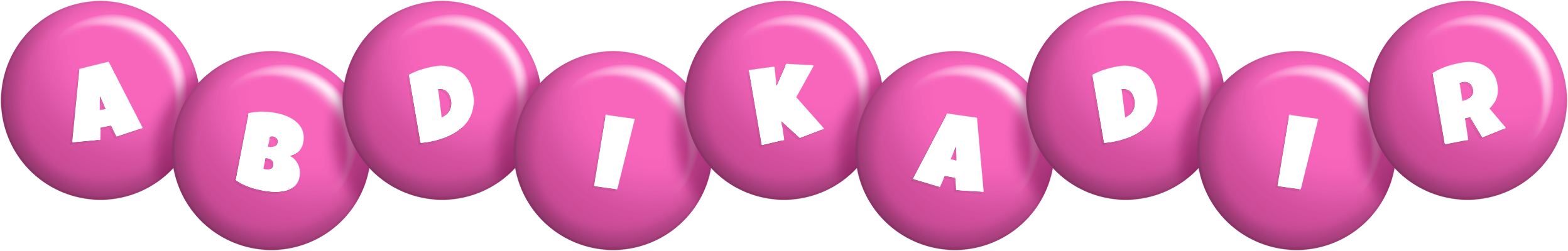 Abdikadir candy-pink logo