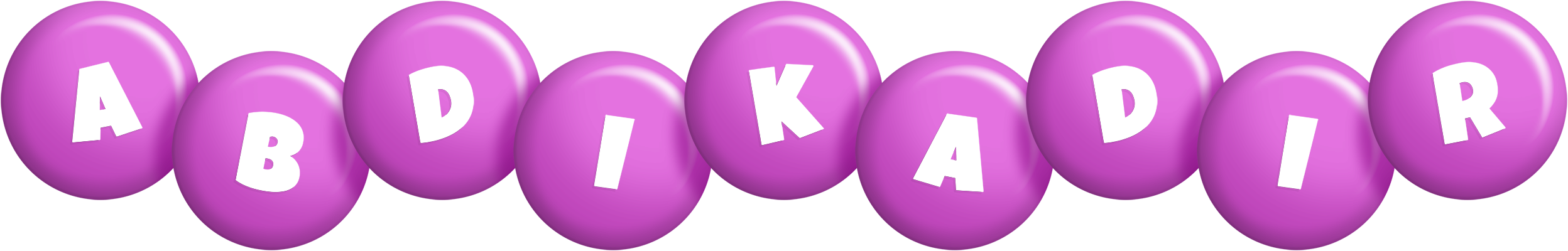 Abdikadir candy-purple logo