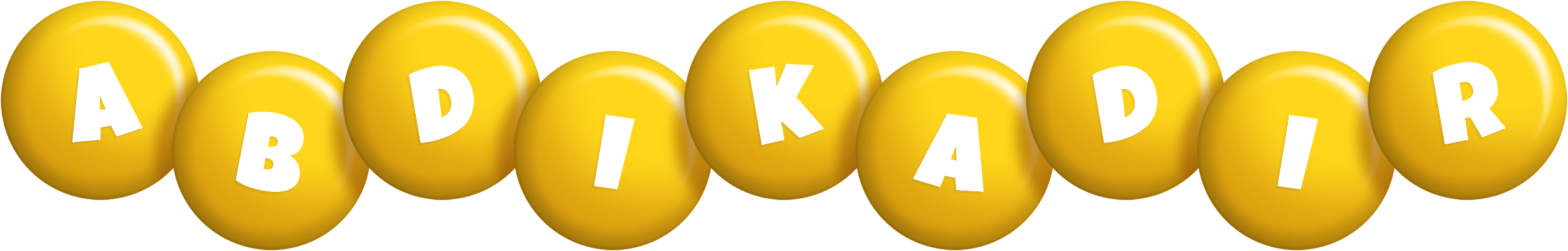 Abdikadir candy-yellow logo