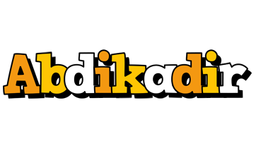 Abdikadir cartoon logo