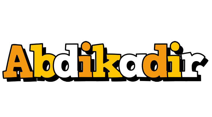 Abdikadir cartoon logo
