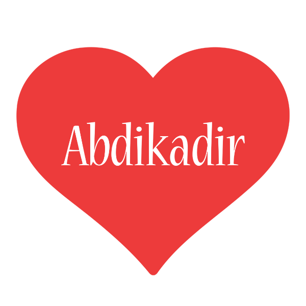 Abdikadir love logo