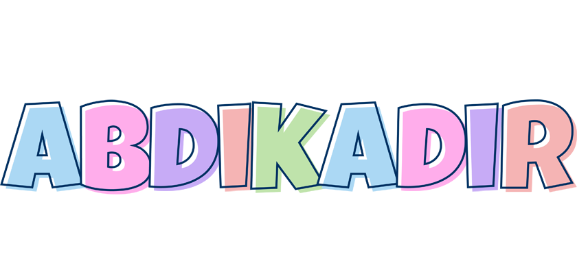 Abdikadir pastel logo