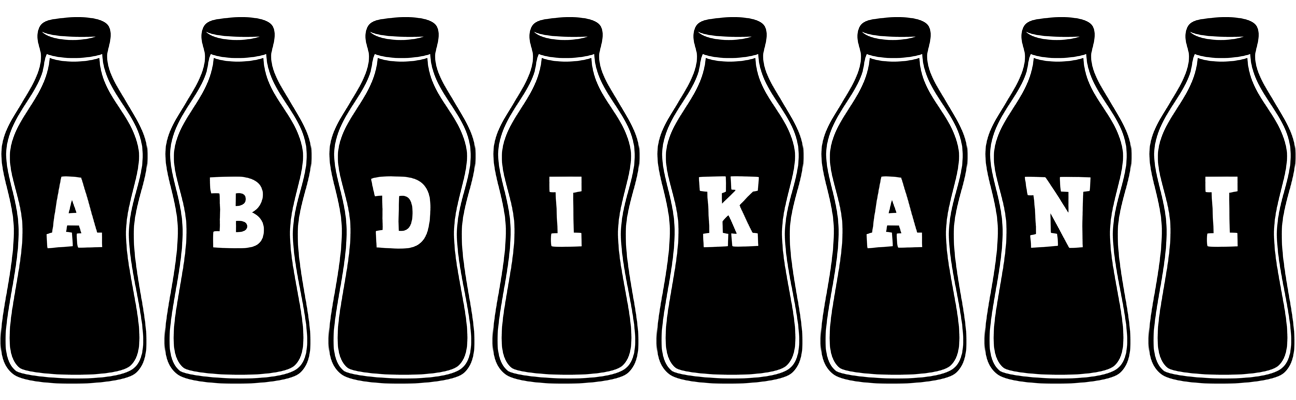 Abdikani bottle logo