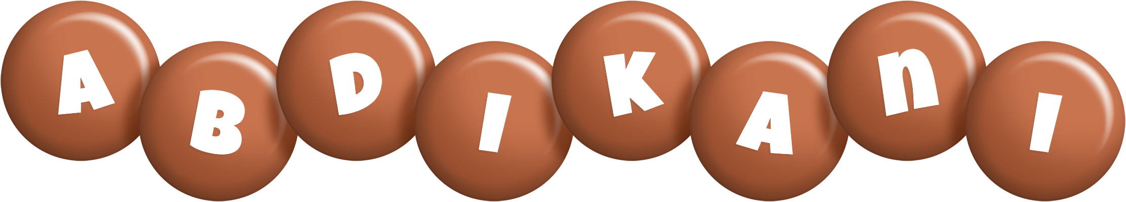 Abdikani candy-brown logo