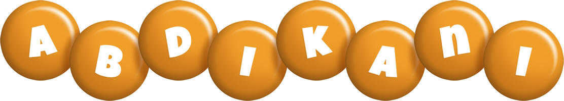 Abdikani candy-orange logo