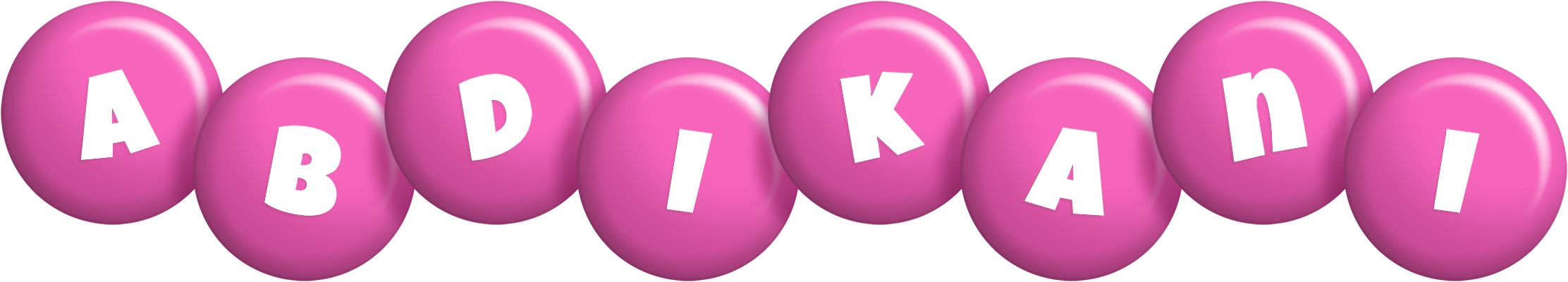 Abdikani candy-pink logo