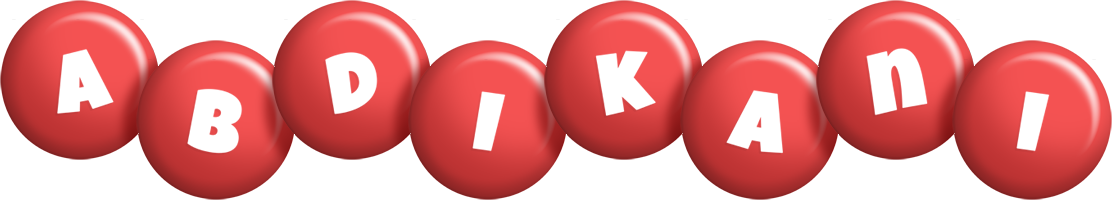 Abdikani candy-red logo