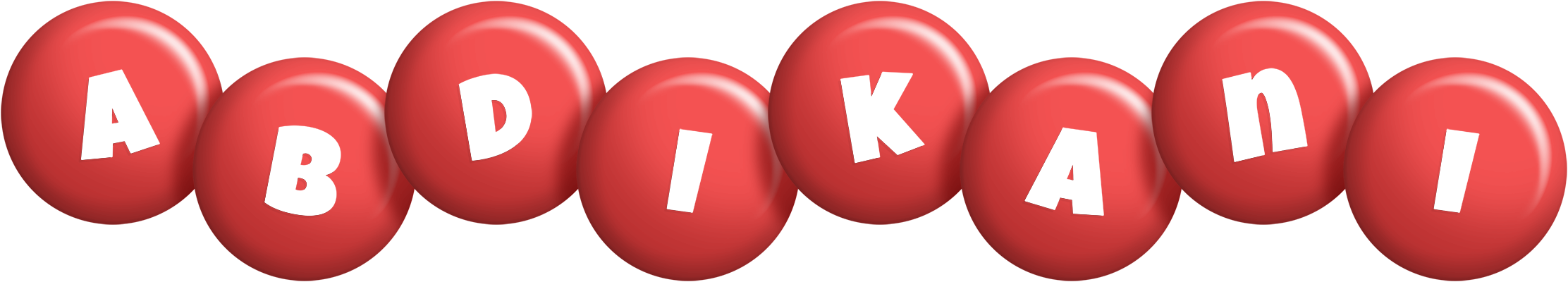 Abdikani candy-red logo