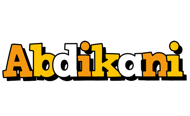 Abdikani cartoon logo