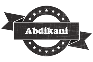 Abdikani grunge logo