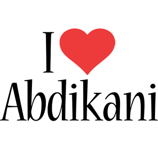 Abdikani i-love logo