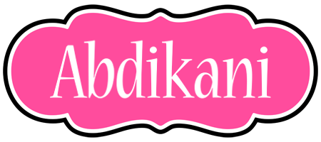 Abdikani invitation logo