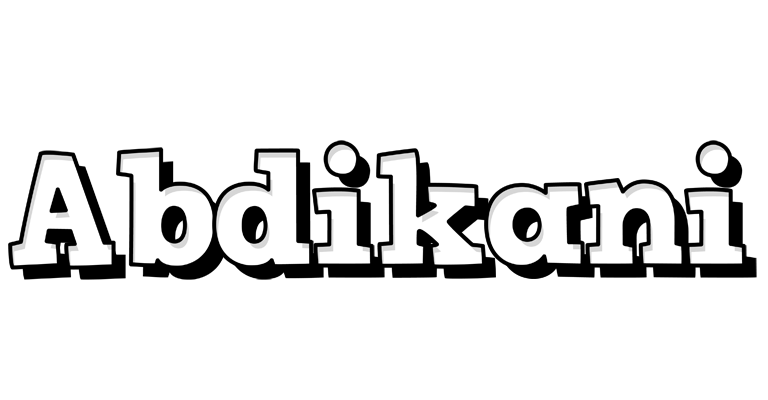 Abdikani snowing logo