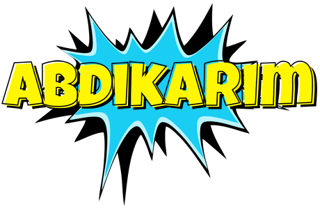 Abdikarim amazing logo