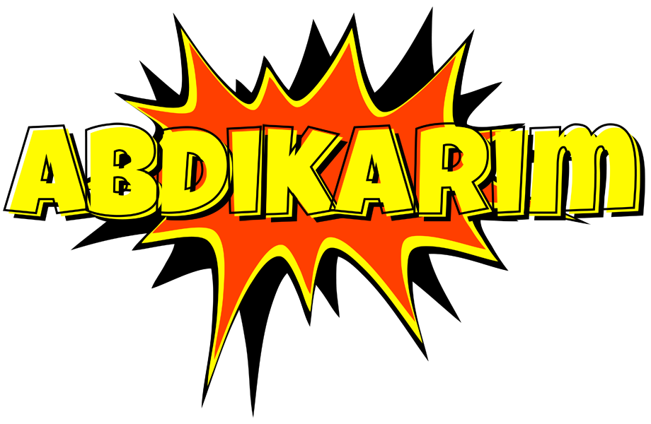 Abdikarim bazinga logo