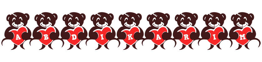 Abdikarim bear logo