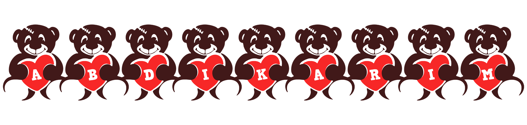 Abdikarim bear logo