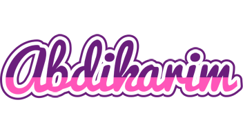 Abdikarim cheerful logo