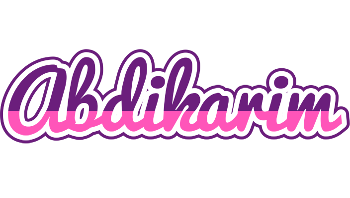 Abdikarim cheerful logo