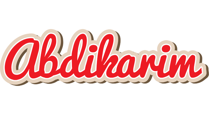 Abdikarim chocolate logo