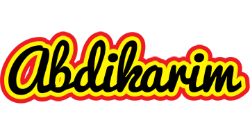 Abdikarim flaming logo