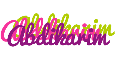 Abdikarim flowers logo