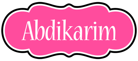 Abdikarim invitation logo