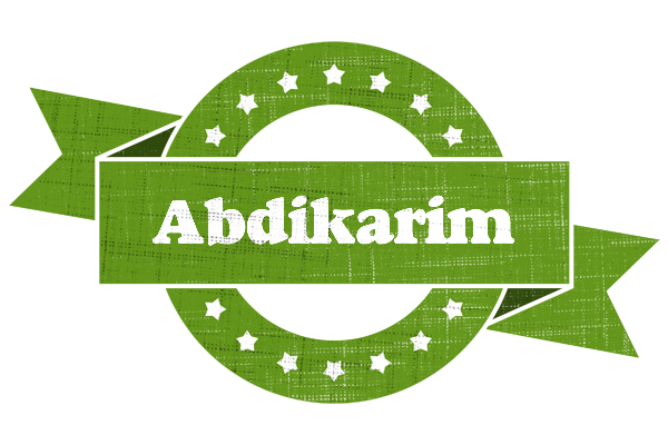 Abdikarim natural logo