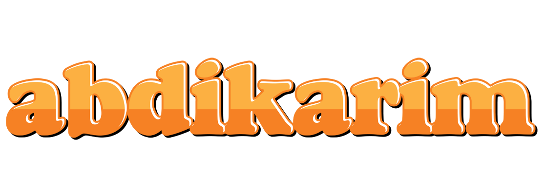 Abdikarim orange logo