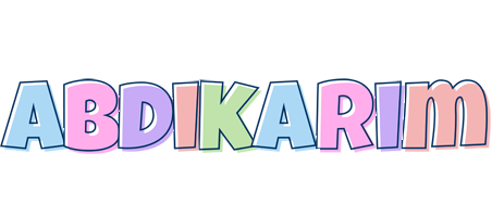 Abdikarim pastel logo