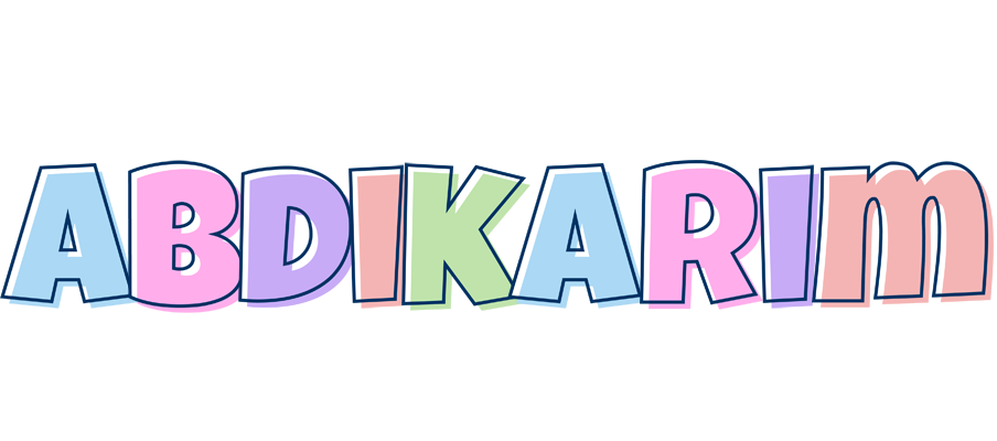 Abdikarim pastel logo