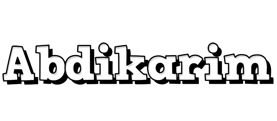 Abdikarim snowing logo