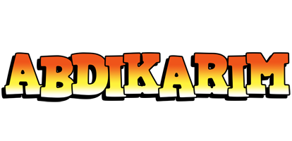 Abdikarim sunset logo