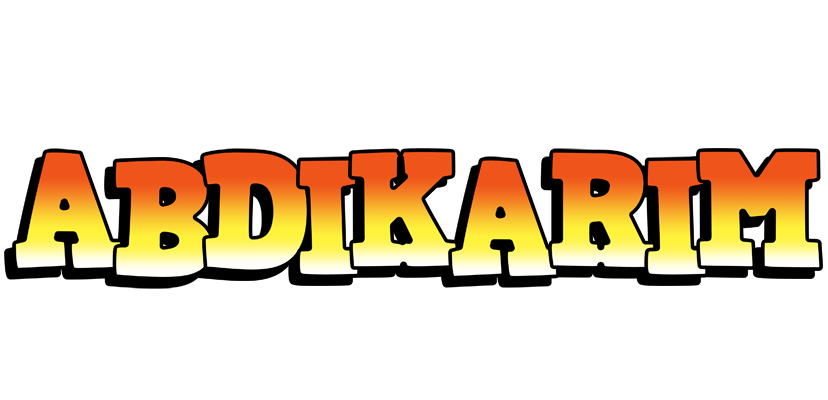 Abdikarim sunset logo