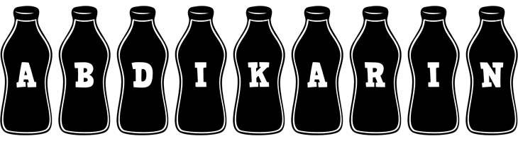 Abdikarin bottle logo