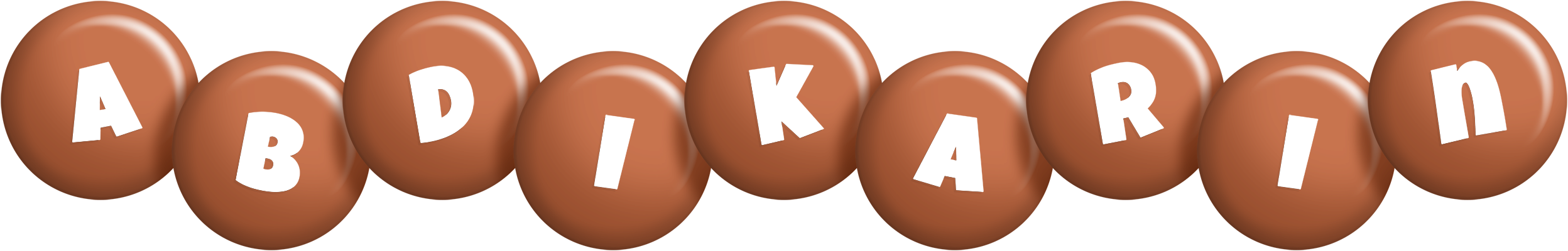 Abdikarin candy-brown logo