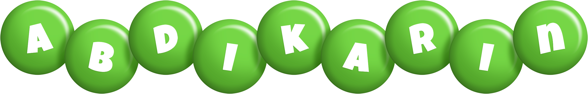 Abdikarin candy-green logo