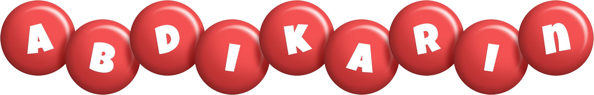 Abdikarin candy-red logo