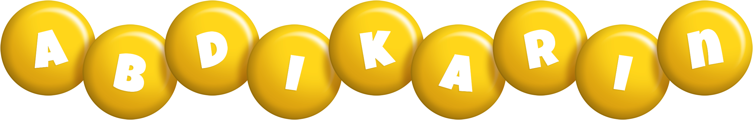Abdikarin candy-yellow logo