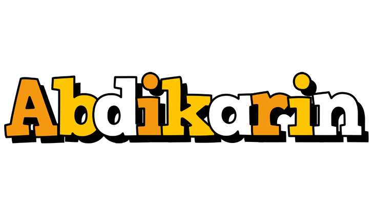 Abdikarin cartoon logo