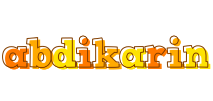 Abdikarin desert logo