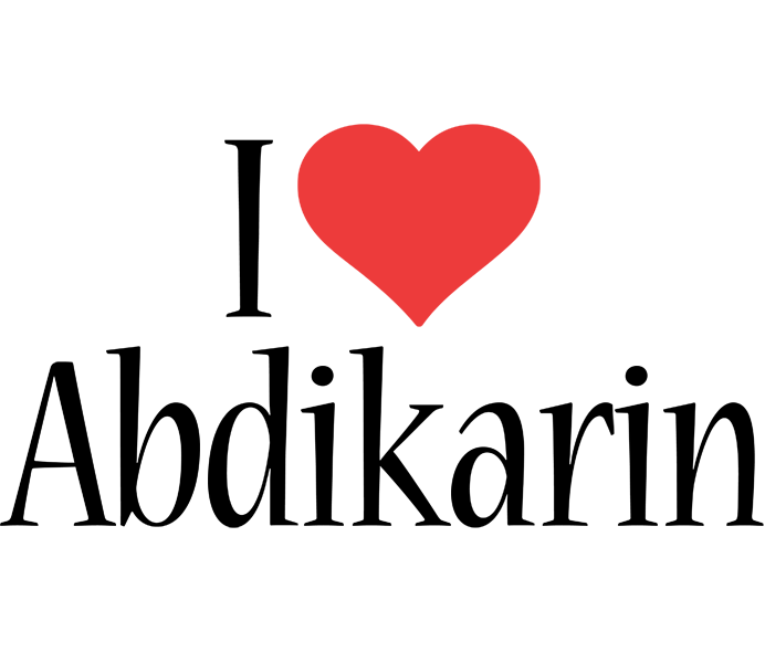 Abdikarin i-love logo