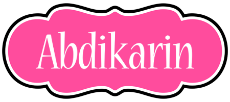 Abdikarin invitation logo