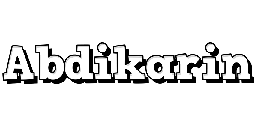 Abdikarin snowing logo