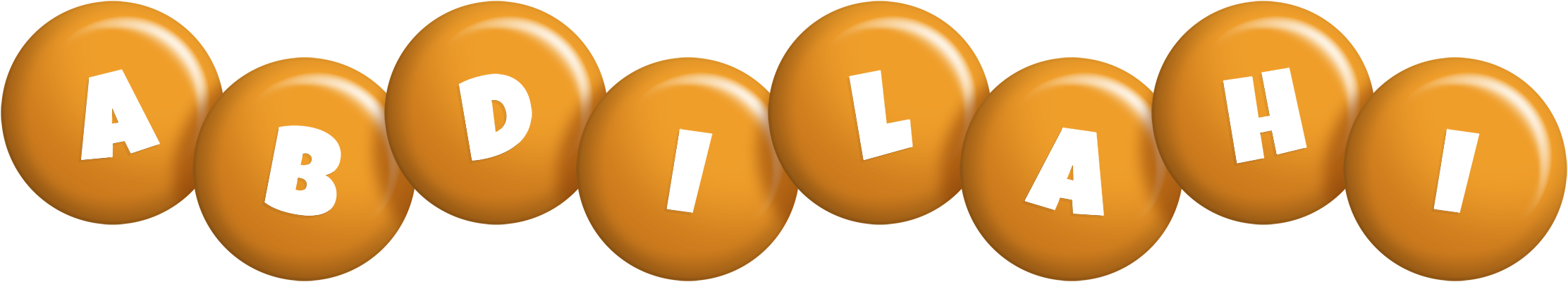 Abdilahi candy-orange logo