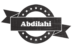 Abdilahi grunge logo